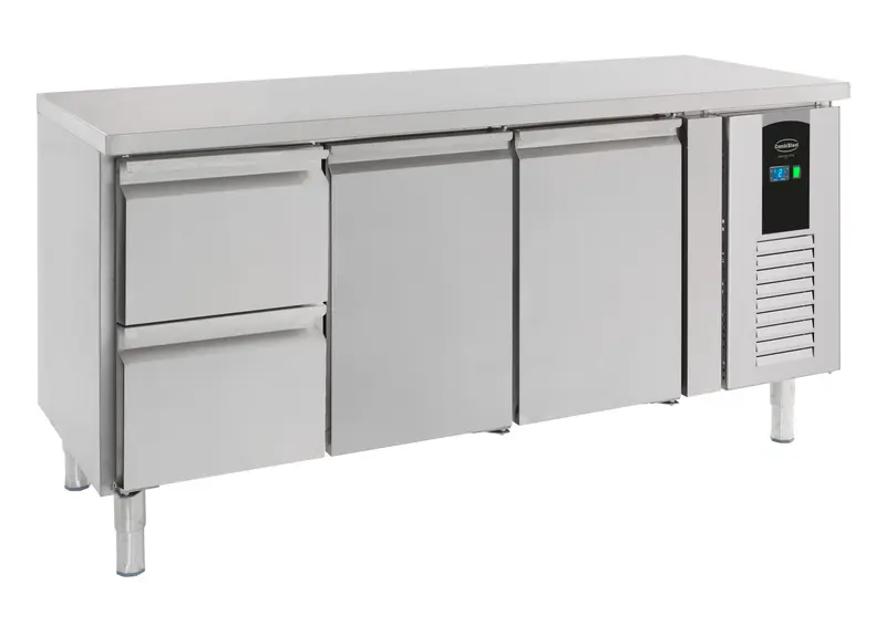 700 Kühltisch 2 Türen Und 2 Schubladen Energy Line - 1795x700x860 mm - 0,3 kW