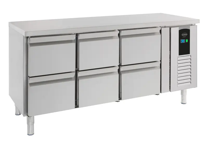 700 Kühltisch 6 Schubladen Energy Line - 1795x700x860 mm - 0,3 kW