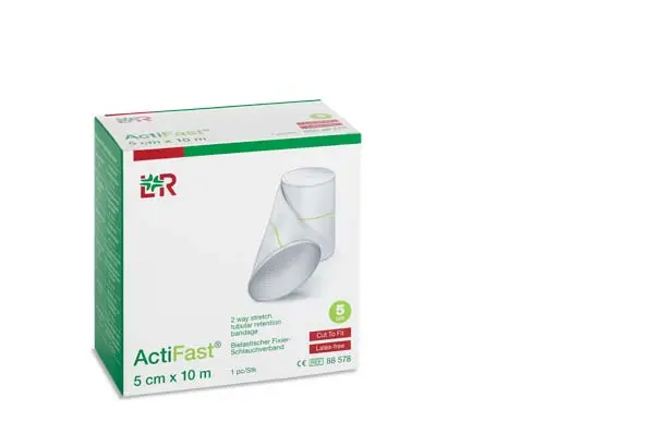 ACTIFAST schlauchfix Fixierverband | 5 cm x 10 m blau