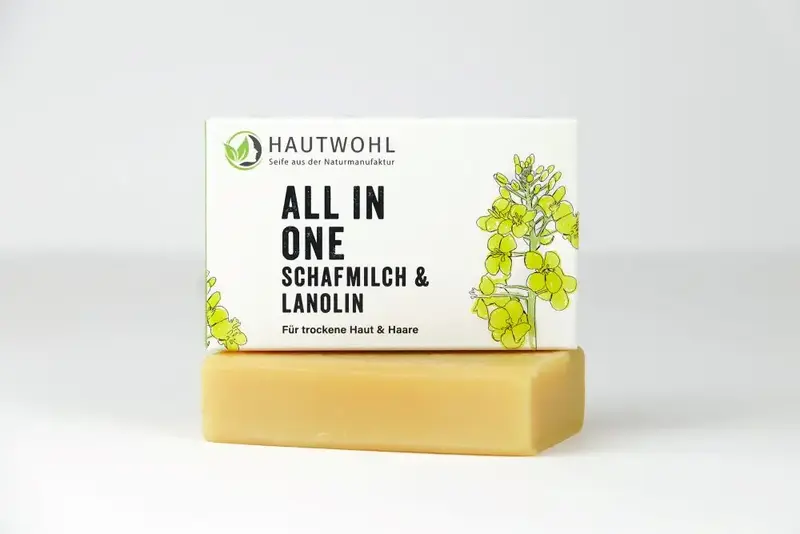 All in One Schafmilchseife für Haut und Haar