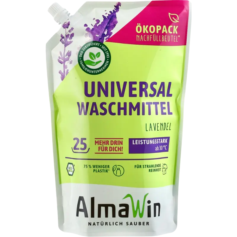 AlmaWin Universal Waschmittel Lavendel - ÖkoPack