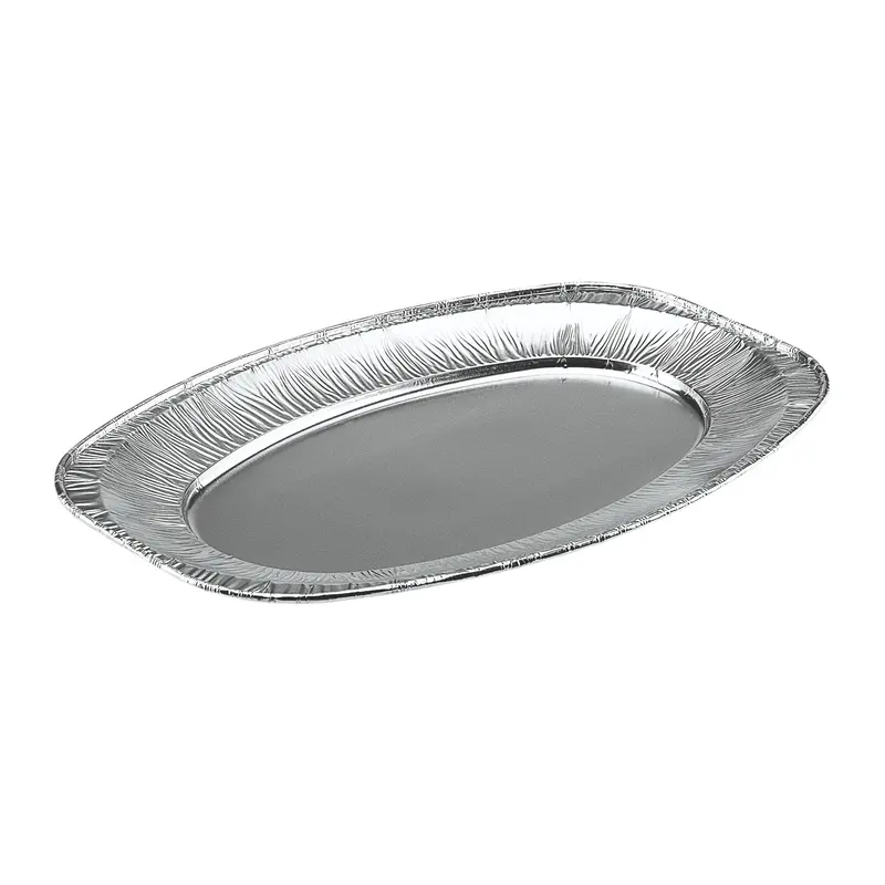 Alu-Partyplatten oval 10Stk klein 350x245mm