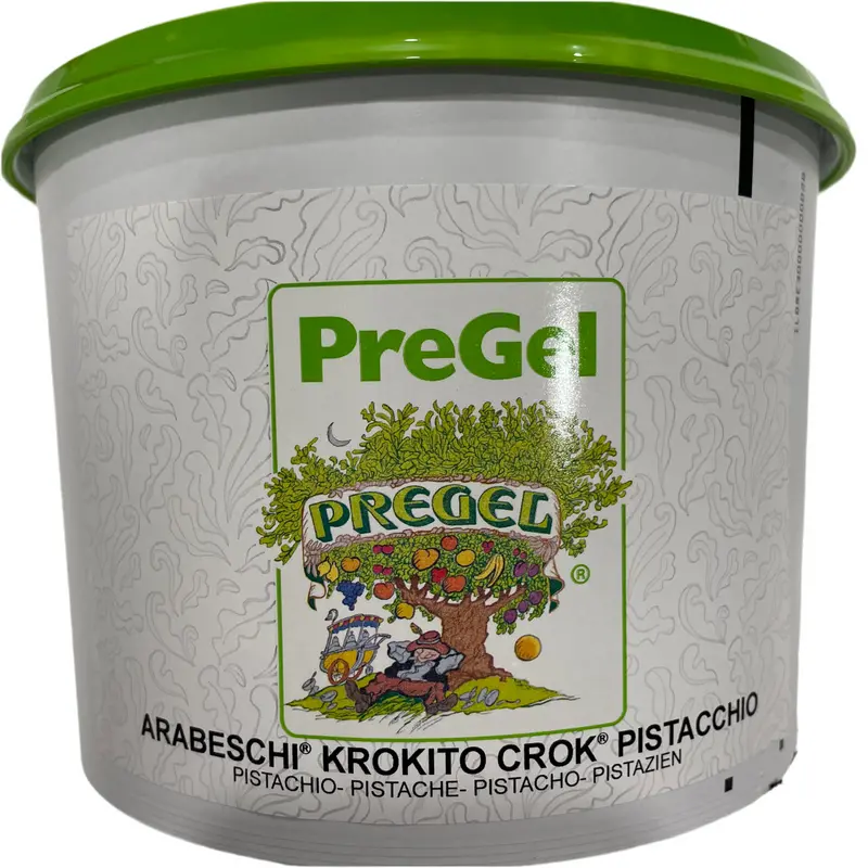 Arabeschi Krokito Crok Pistacchio - PreGel  – Pistazienpaste mit Engelshaar (Keksteig)
