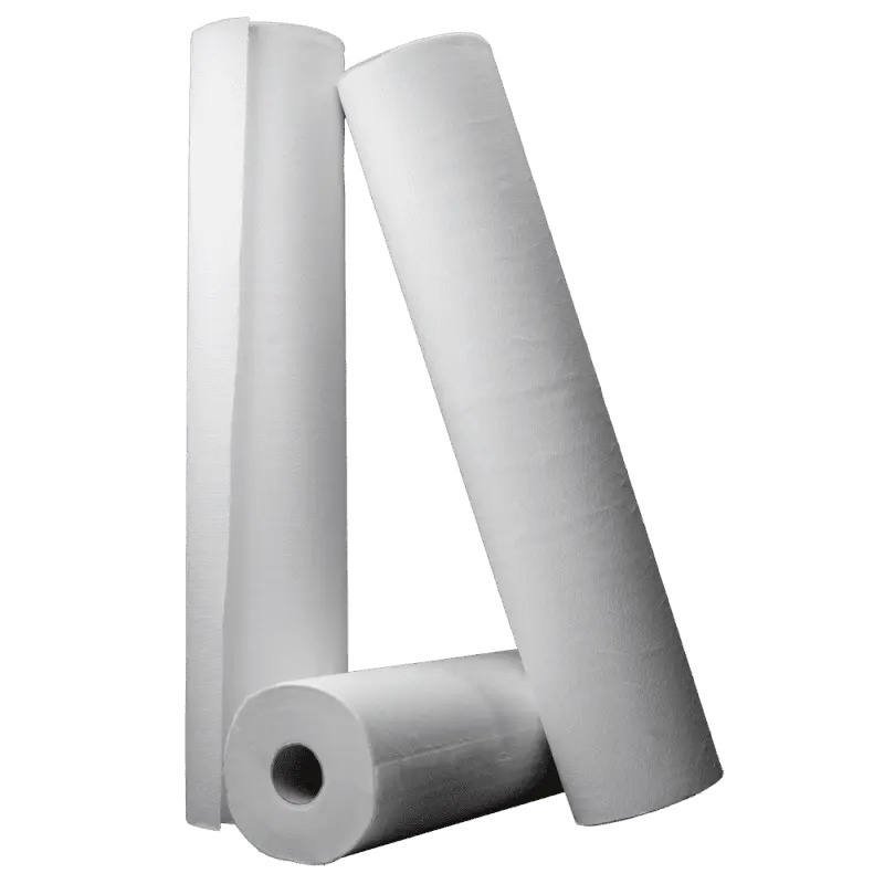 Ärztekrepp Liegenabdeckrolle 2-lagig 59 cm x 50 m weiß 9 Rollen