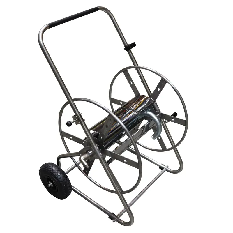 Aurexis Edelstahl Schauchwagen 1" Anschluss