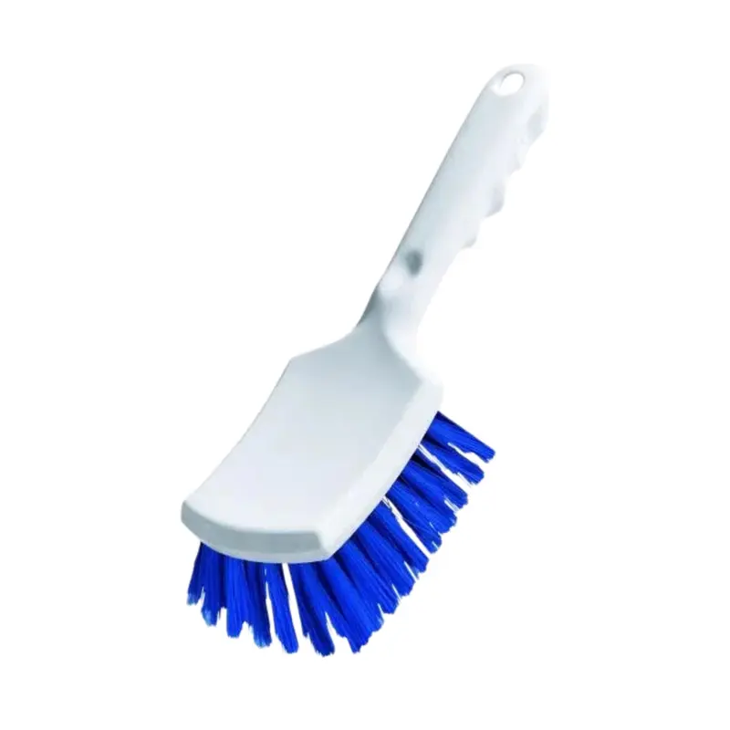 AUTOWASCHBÜRSTE KURZER GRIFF WEIß WEICHES PVC