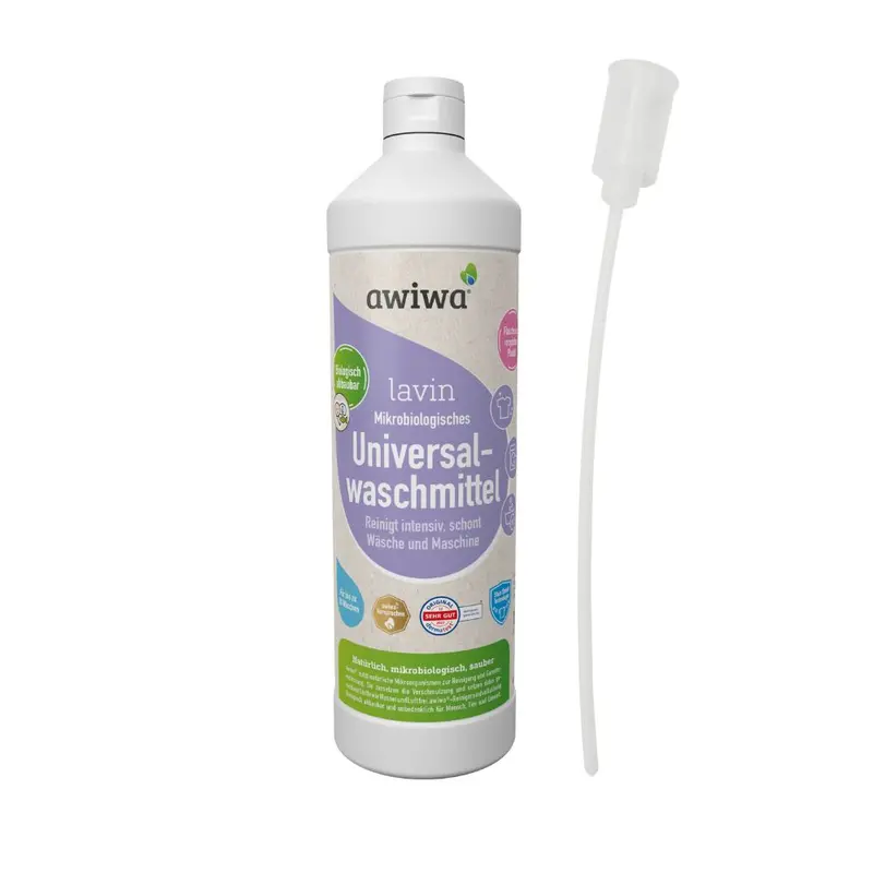 awiwa® lavin - mikrobiologisches Universalwaschmittel (flüssig) mit Dosierhilfe