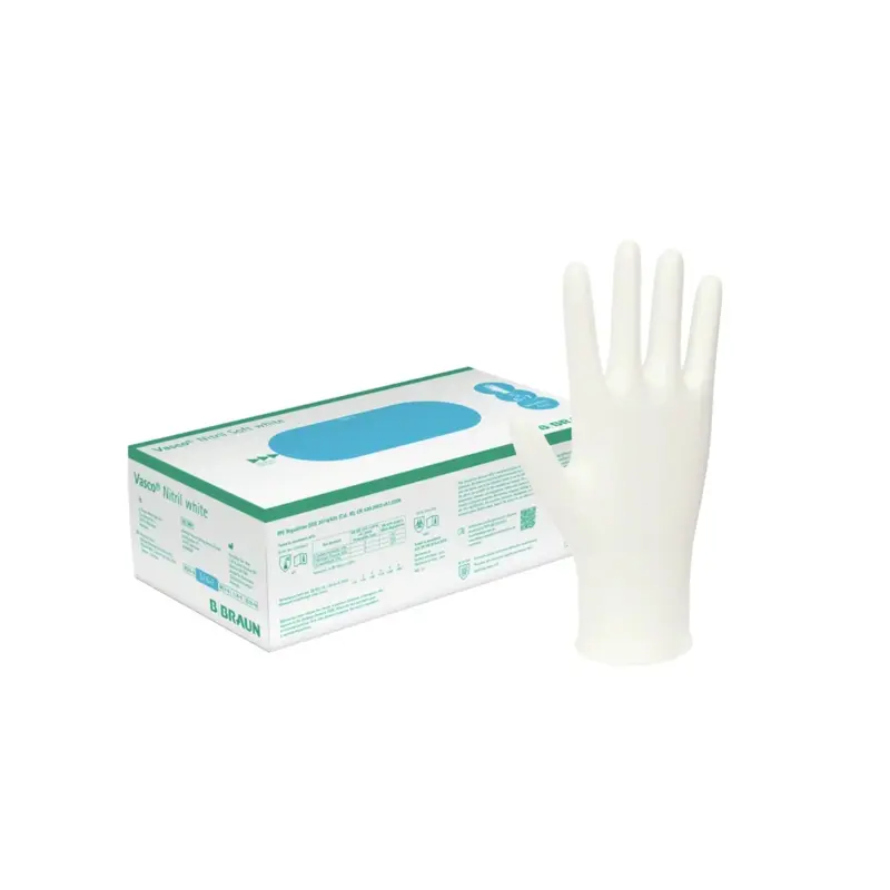 B. Braun Vasco® Nitril white 100 Stück, unsterile Untersuchungs- und Schutzhandschuhe