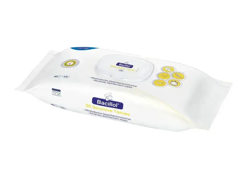 Bacillol 30 Sensitive Tissue XXL 40 Tücher | Desinfektionstücher