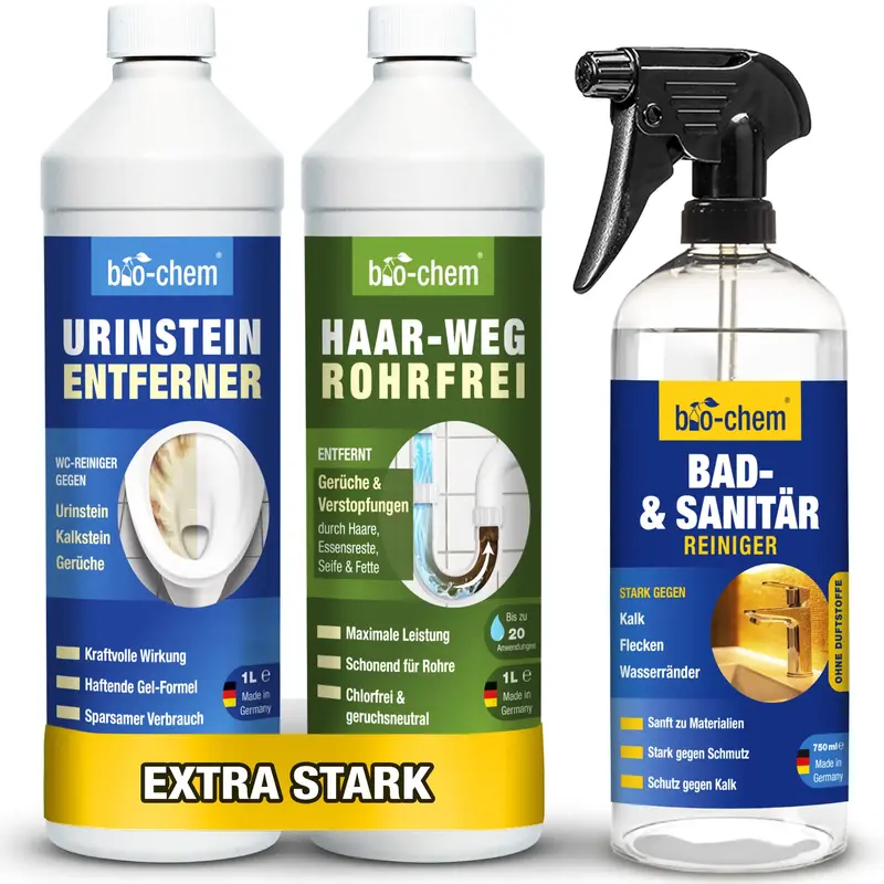 Badreiniger-Set (BASIC 3-teilig)