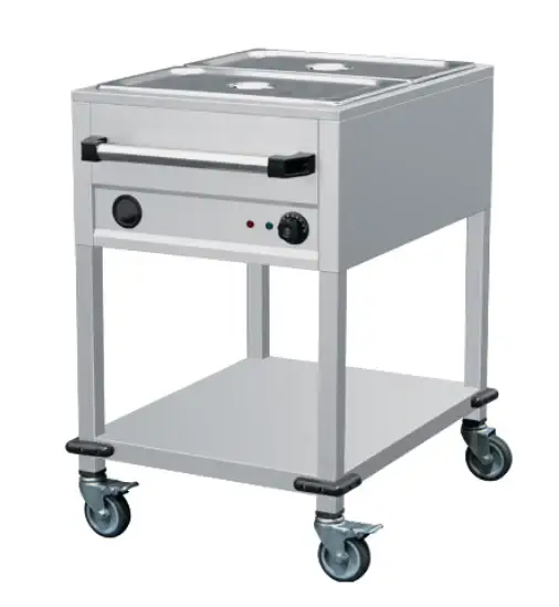 Bain-Marie Wagen 2/1 - 570x880x900 mm - 1.5 kW