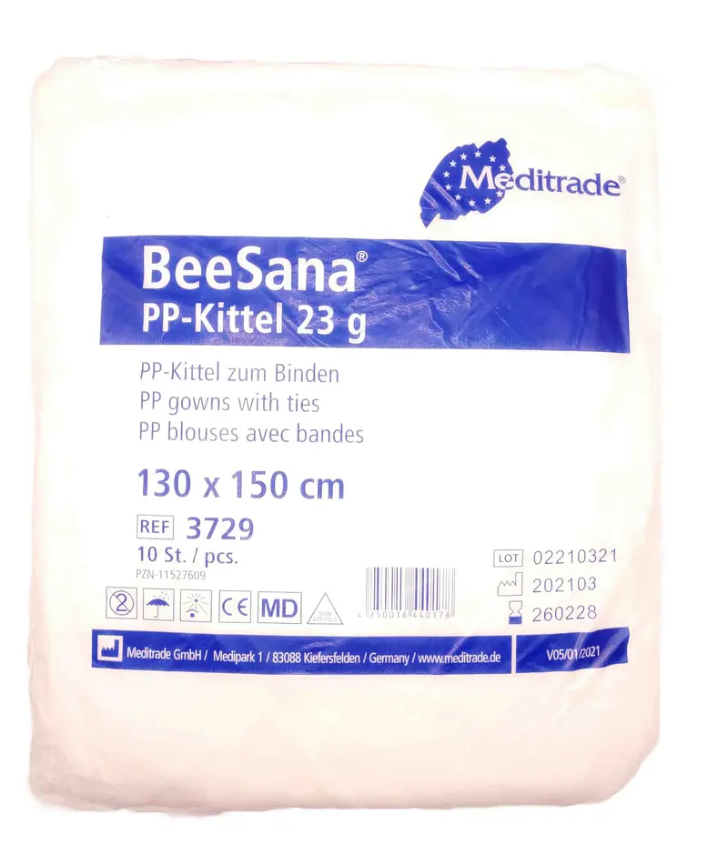 BeeSana® Infektionsschutzkittel 23g XL/XXL