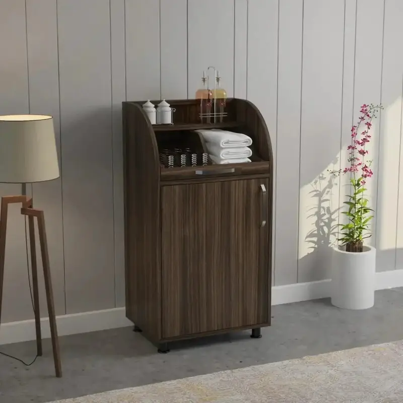 Besteckschrank in Holzoptik - 55 cm