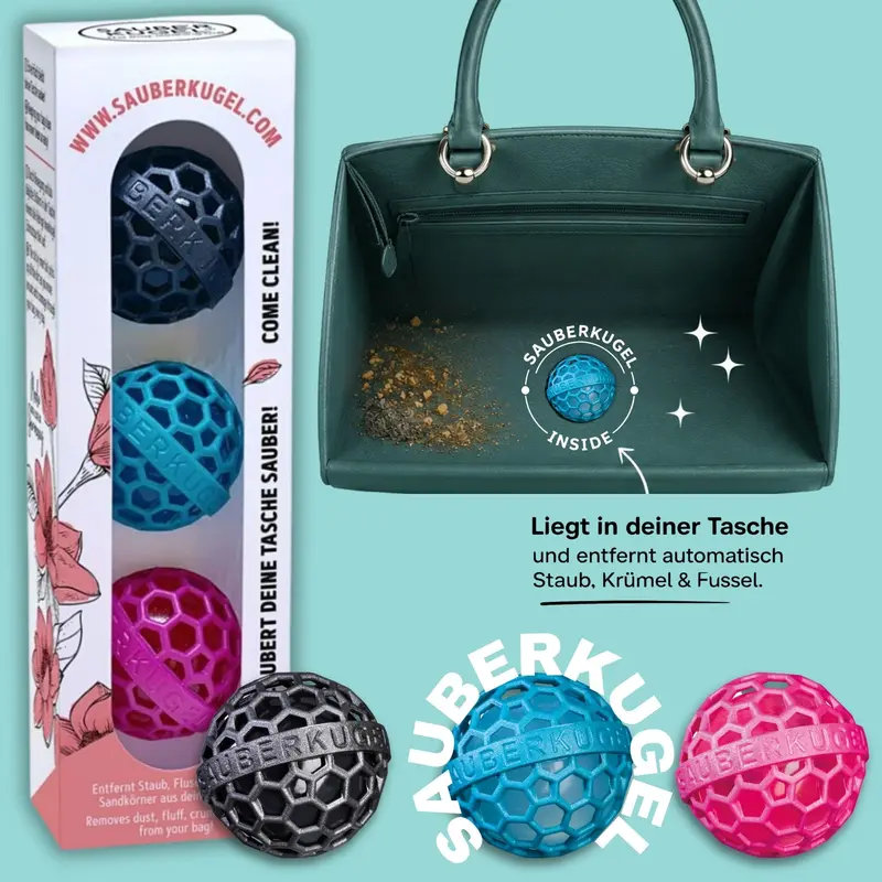 🎁 Bestseller Geschenkbox mit 3 Sauberkugeln