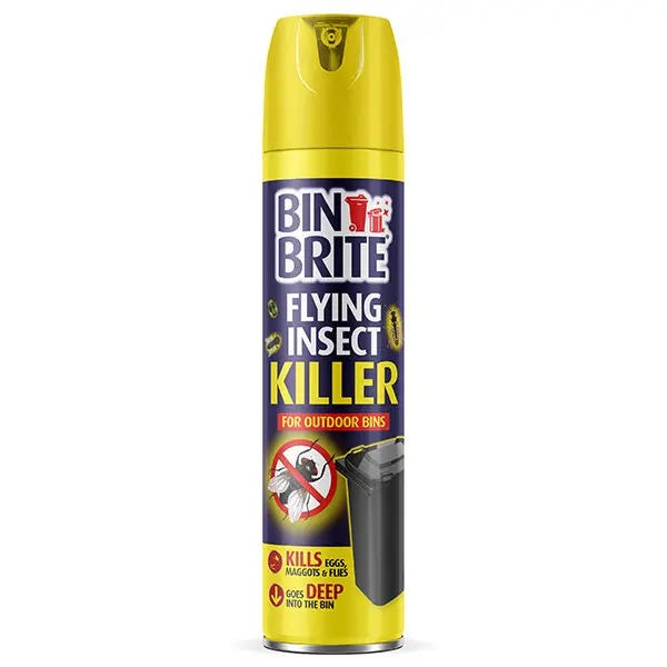 Bin Brite Insectenspray 300ml Tegen Vliegen en Maden in Vuilnisbak en Container