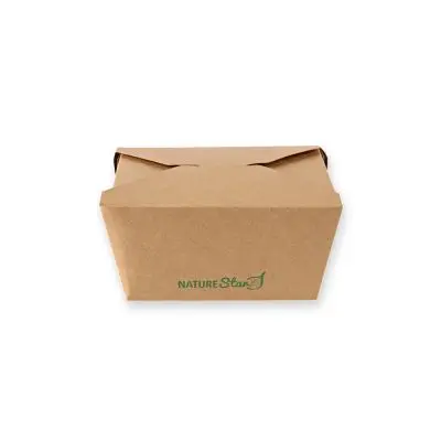 Bio Foodboxen Menu | Kraftpapier/PLA - Karton mit 450 Stück - Artikel 416313