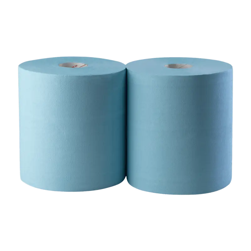 Blauer Handtuchpapier / Putztuch center pull, 2 rollen