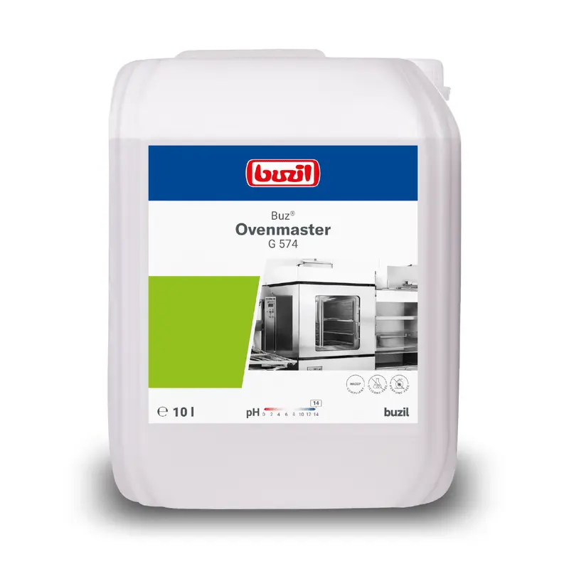 Buzil Buz® Ovenmaster G 574 Hochalkalischer Ofenreiniger Konvektomaten- und Kombidämpferreiniger | Kanister (10 l)