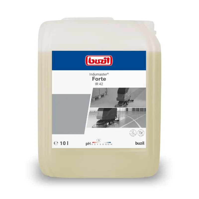 Buzil Indumaster® Forte IR 42 Lösungsmittelhaltiger Industrie- und Sportbodenreiniger | Kanister (10 l)