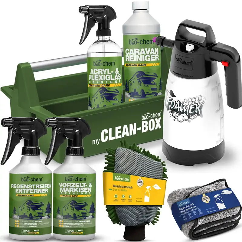 Caravan Außenreinigung Set (PREMIUM 8-teilig)