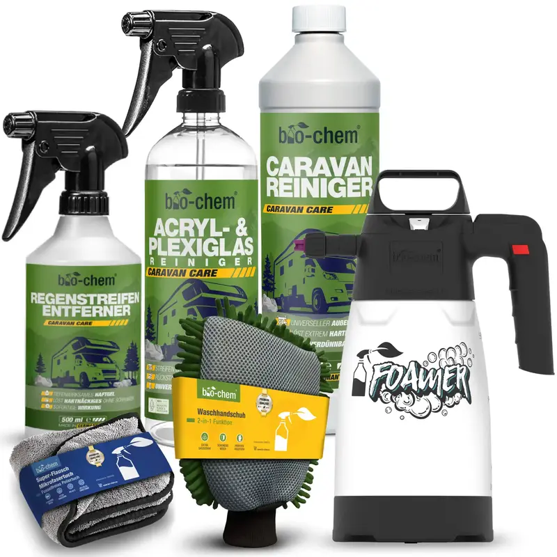 Caravan Außenreinigung Set (PROFI 6-teilig)