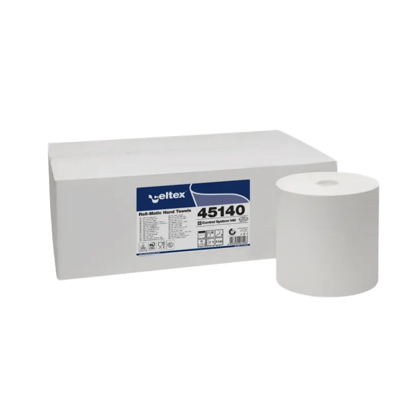celtex® System Handtuchrolle 20 cm x 140 m, Zellstoff,hochweiß,2-lg 6 Rollen