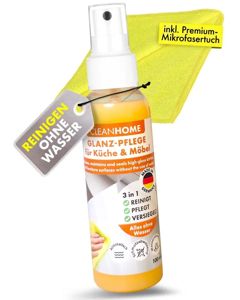 CLEANHOME GLANZ-PFLEGE Set Küche & Möbel