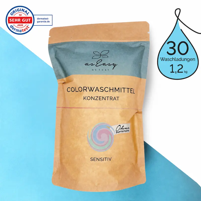Colorwaschmittel Konzentrat Sensitiv - ohne Duftstoffe