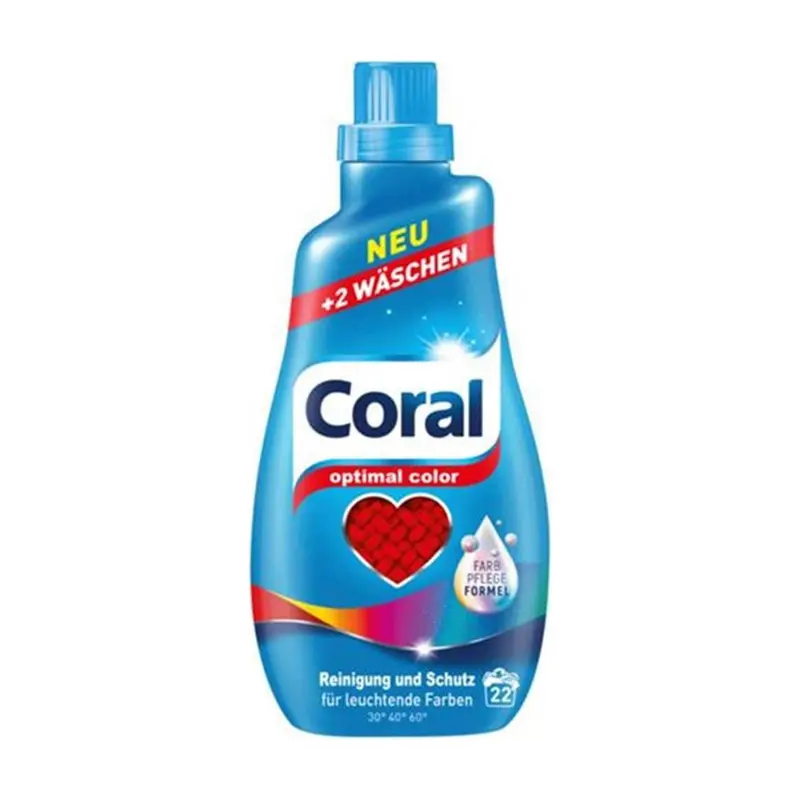 Coral Optimal Color Flüssigwaschmittel 1,1 L 22 WL