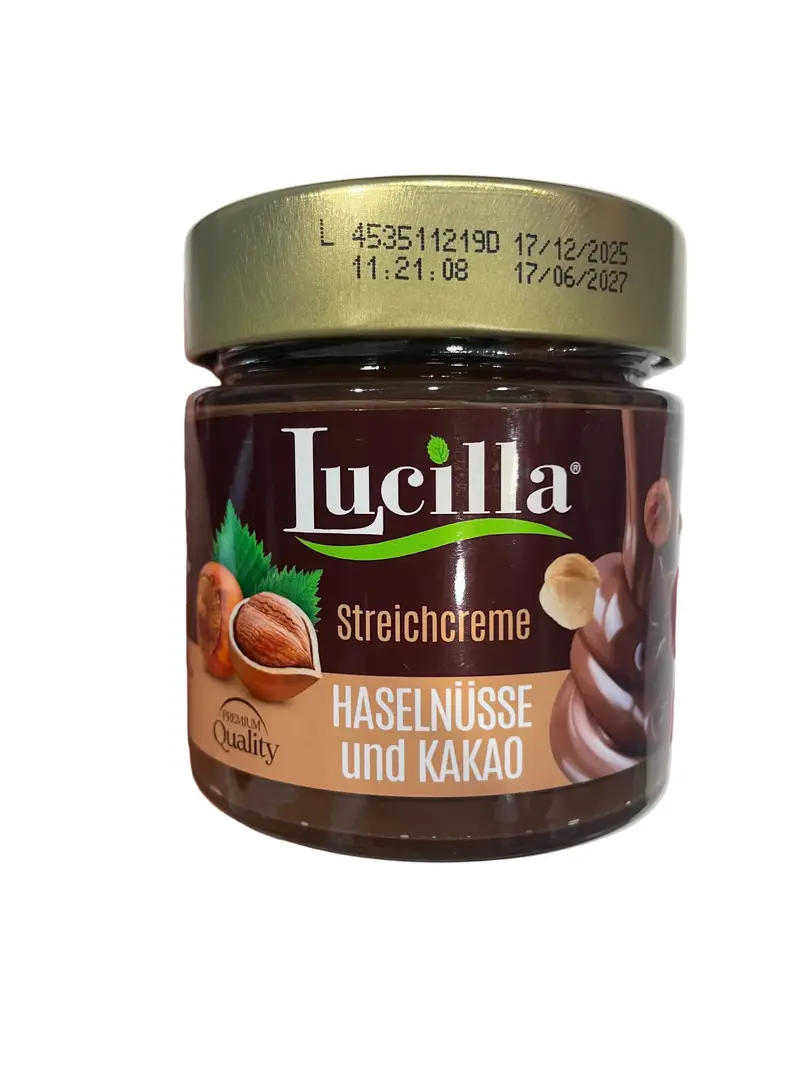 Crema Cioccolato - Lucilla- Streichcreme Haselnüsse und Kakao