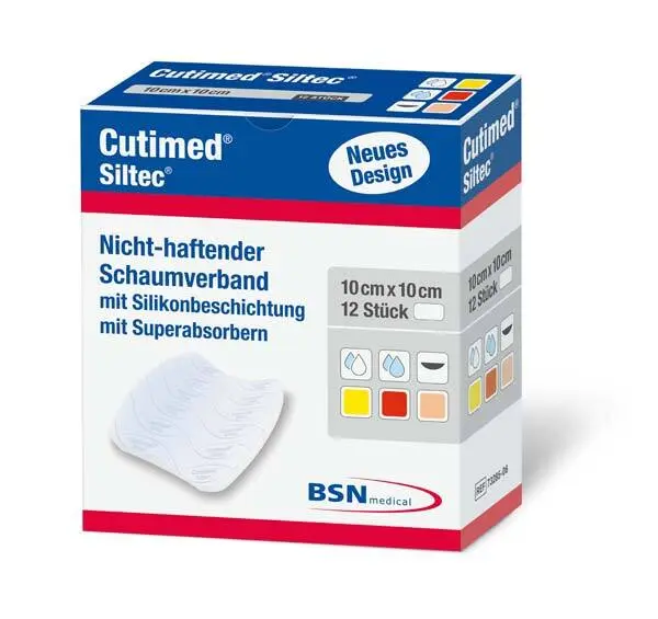 CUTIMED Siltec Schaumverb.5x6 cm nicht haftend