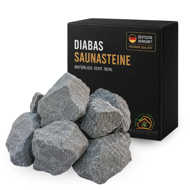 Diabas-Saunasteine XXL 120–250 mm