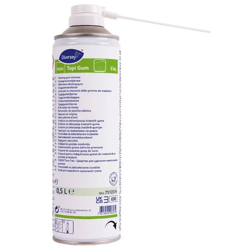 Diversey TASKI Tapi Gum C4q, Kaugummientferner, transparent - Karton mit 6 Dosen á 0,5 l