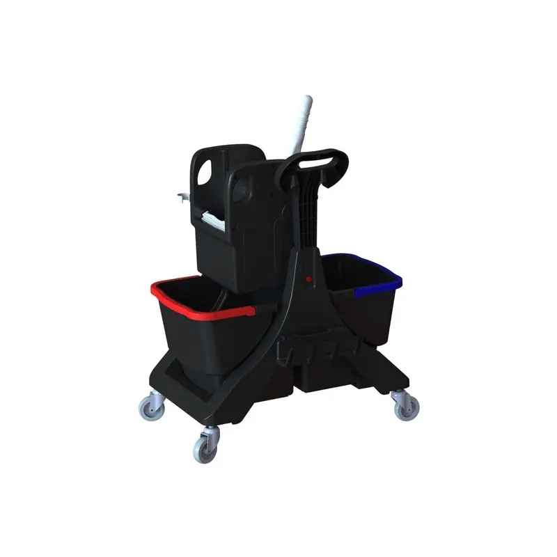 Doppelfahreimer 2 x 20 lt. ECOBLACK 45 aus Recyclingkunststoff