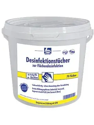 Dr. Becher Desinfektionstücher für Flächendesinfektion 70 Wipes