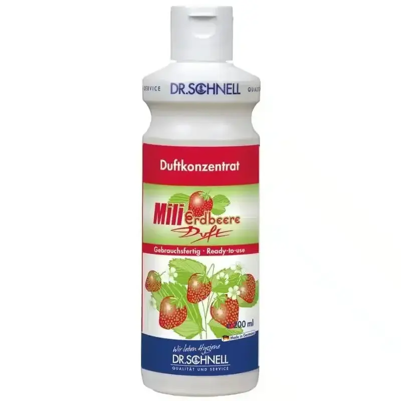 Dr. Schnell MILI ERDBEERE DUFT | Duftkonzentrat Erdbeere 12 Stück a 200ml