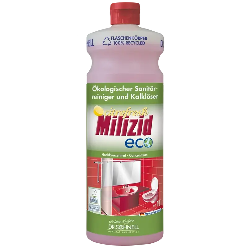 Dr. Schnell Milizid CITROFRESH ECO | Ökologischer Sanitärreiniger und Kalklöser