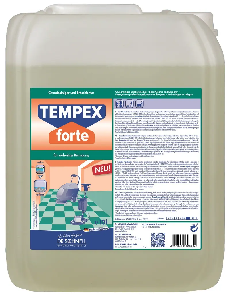 Dr. Schnell Tempex Forte Universeller Grundreiniger - 10 Liter Kanister