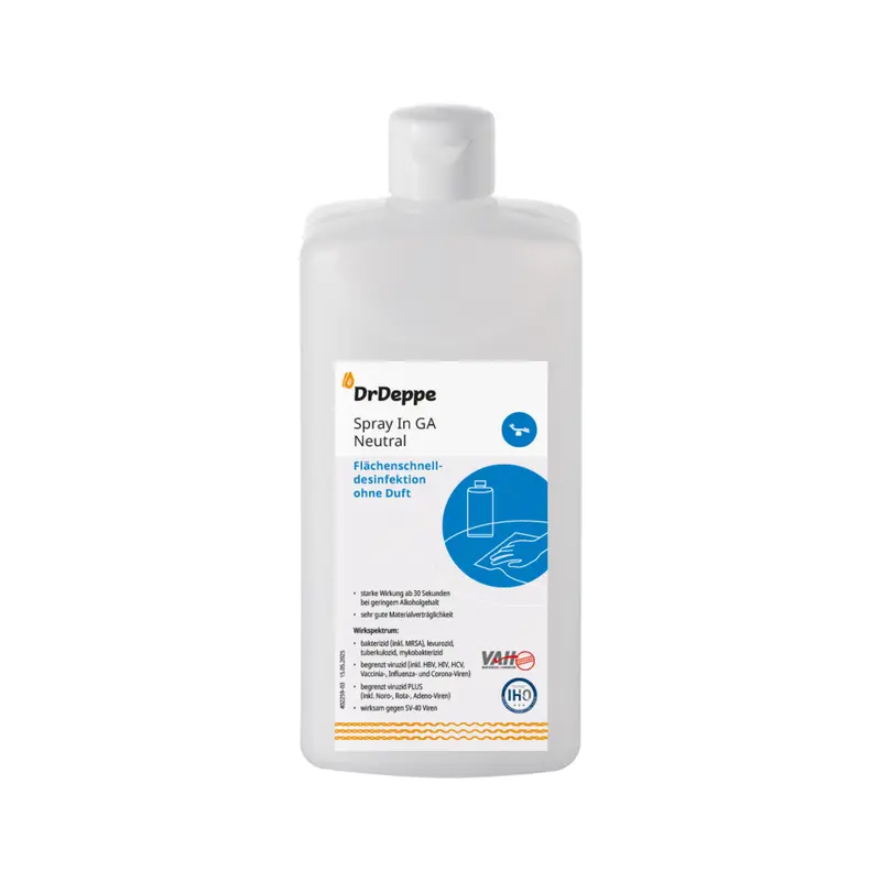 DrDeppe - Spray In GA - alkoholhaltiges Flächendesinfektionsmittel