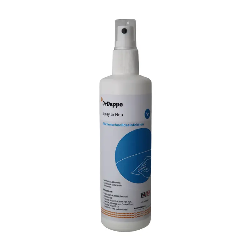 DrDeppe - Spray In Neu - alkoholhaltiges Flächendesinfektionsmittel
