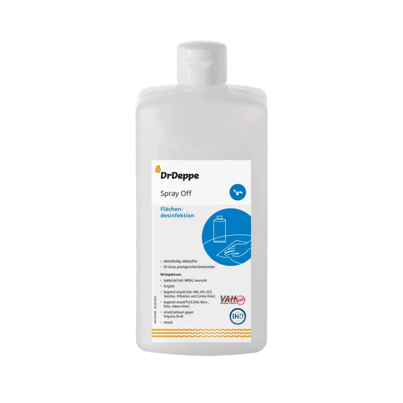 DrDeppe - Spray Off - alkoholhaltiges Flächendesinfektionsmittel