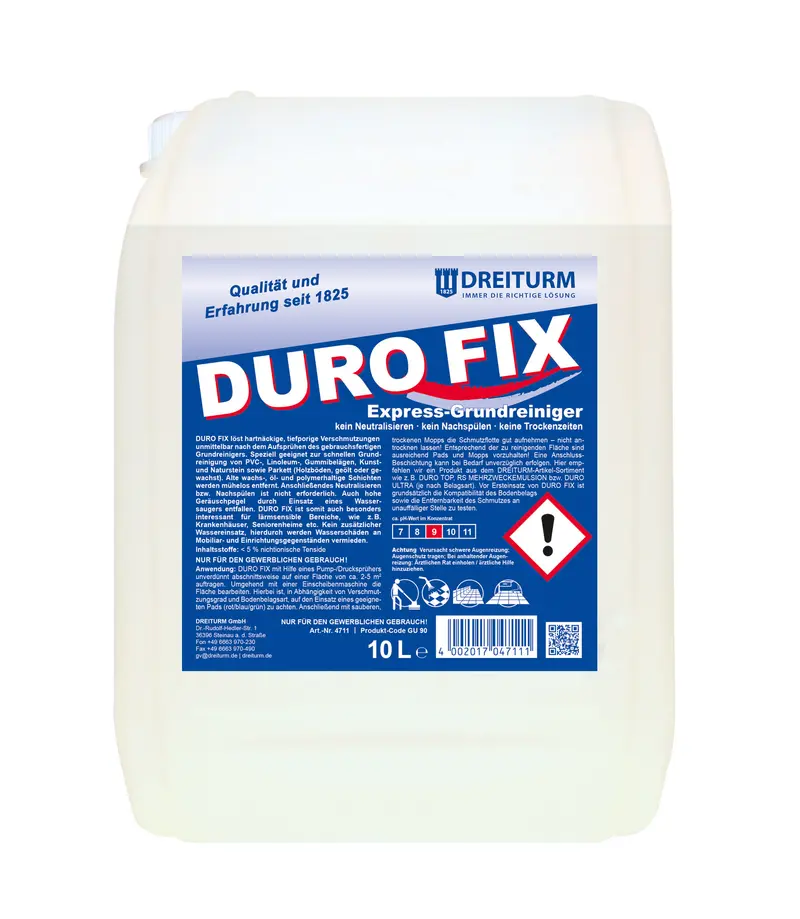 Dreiturm Duro Fix Express Grundreiniger - 10 Liter Kanister