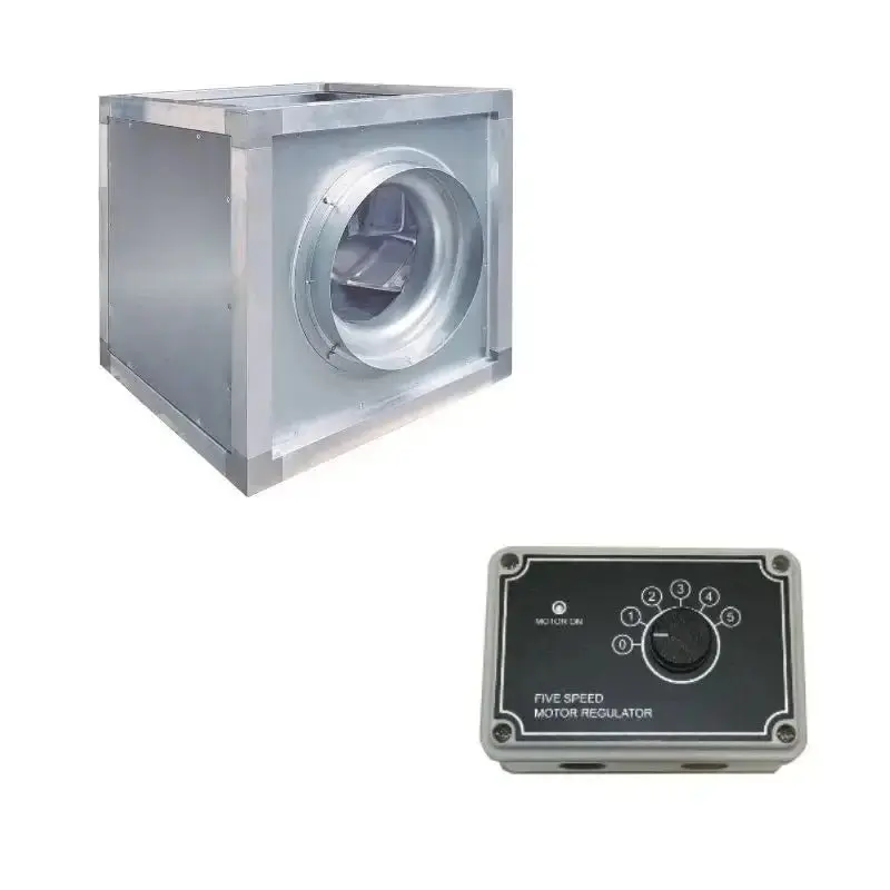 EC-Airbox Typ GBV 6000 inkl. Drehzahl - Steuergerät Typ WPO 5 Stufig & Paneel geschlossen