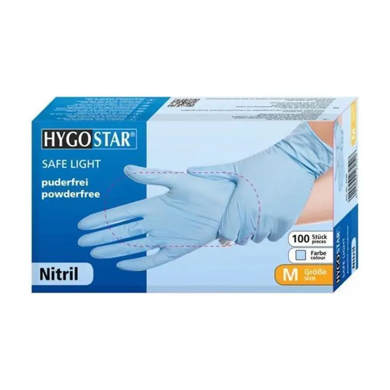 Einmalhandschuhe, Nitril Safelight blau, 100er Box