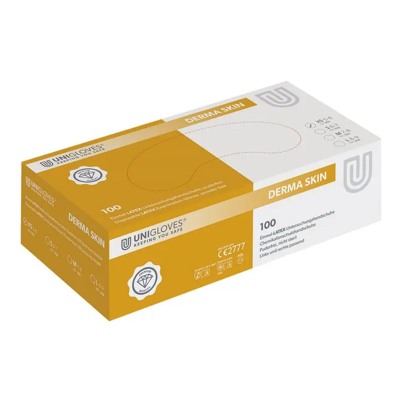 Einmalhandschuhe Unigloves Derma Skin