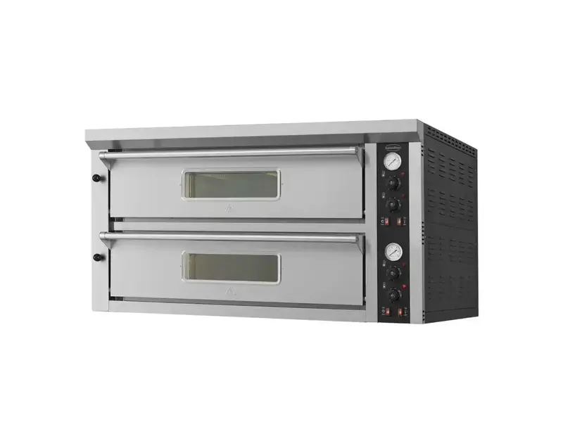 Elektro Pizzaofen Doppelt 2x6 - 1370x880x765 mm - 13.2 kW