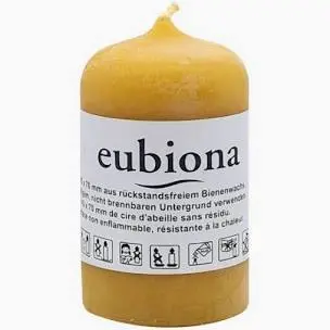 Eubiona - Stumpenkerze Bienenwachs