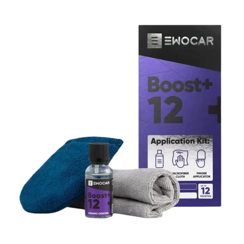 Ewocar Boost12+ Keramikversiegelung Applikationsset 30ml | 3-teilig