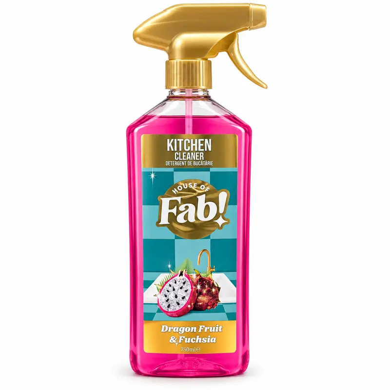 Fabulosa Kitchen Cleaner Dragon Fruit & Fuchsia 750ml – Keukenreiniger Spray