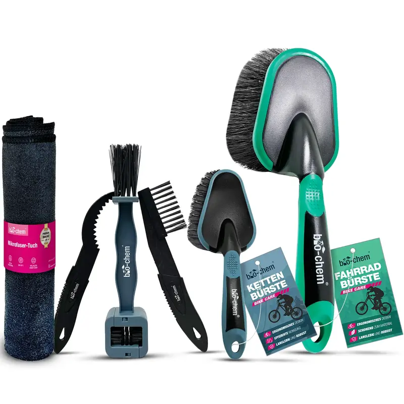Fahrradreinigung Zubehör-Set (6-teilig)